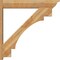 Ekena Millwork Merced Traditional Rough Sawn Outlooker, Western Red Cedar, 8"W x 46"D x 46"H OUT08X46X46MRC01RWR - alternate 2